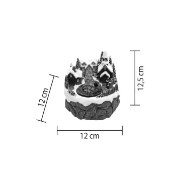 Novogodišnja svetleća LED diorama crkva DRM5-1